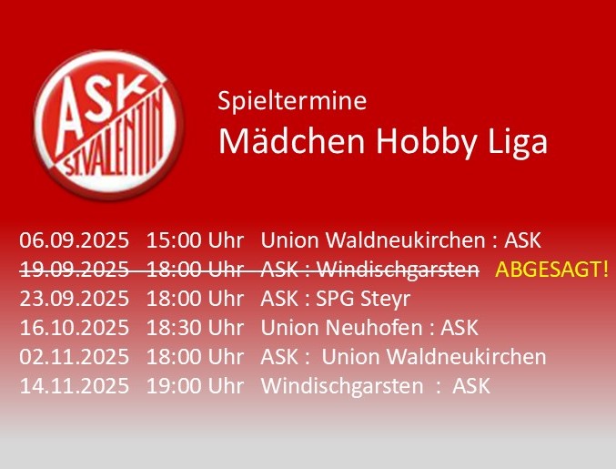 Spieltermine MHL Herbst 25