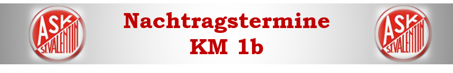 Nachtragstermine KM 1b