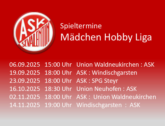 Spieltermine MHL Herbst 2025